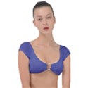 Blue Iris	 - 	Cap Sleeve Ring Bikini Top View1