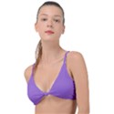 Iris Purple	 - 	Knot Up Bikini Top View1