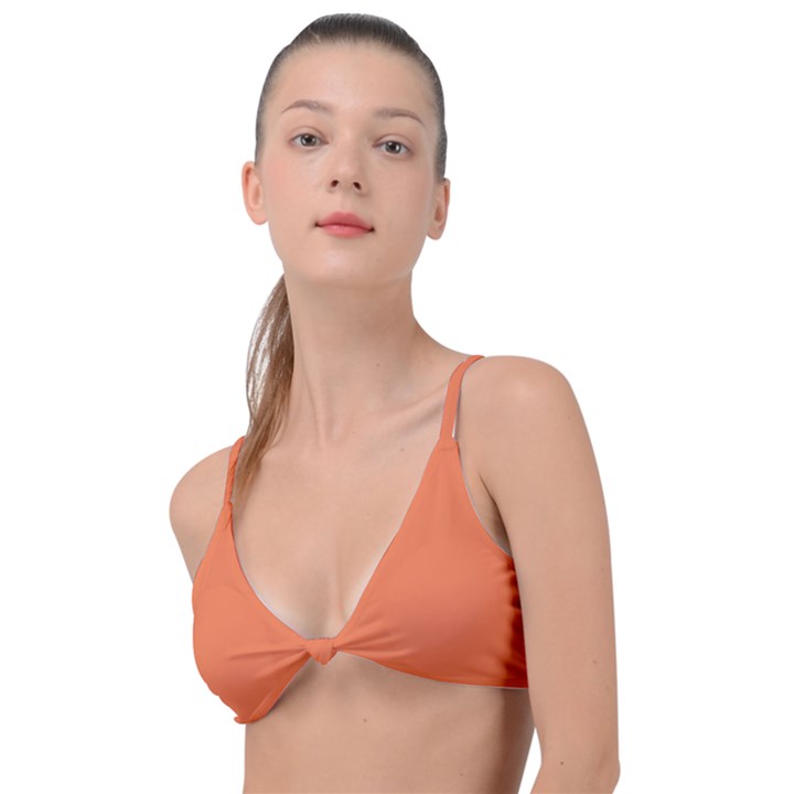 Mandarin Orange	 - 	Knot Up Bikini Top