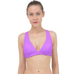 Helio Purple	 - 	classic Banded Bikini Top