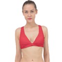 Cherry Tomato Red	 - 	Classic Banded Bikini Top View1