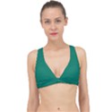 Tropical Rainforest Green	 - 	Classic Banded Bikini Top View1