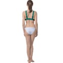 Tropical Rainforest Green	 - 	Classic Banded Bikini Top View2