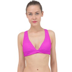 Razzle Dazzle Rose Pink	 - 	Classic Banded Bikini Top