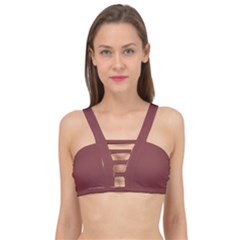 Brandy Brown	 - 	cage Up Bikini Top by ColorfulSwimWear