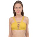 Sunglow Yellow	 - 	Cage Up Bikini Top View1