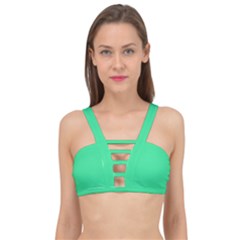 Seafoam Green	 - 	cage Up Bikini Top