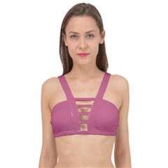 Tulip Pink	 - 	Cage Up Bikini Top