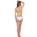 Daffodil Yellow	 - 	Cross Front Halter Bikini Top View2