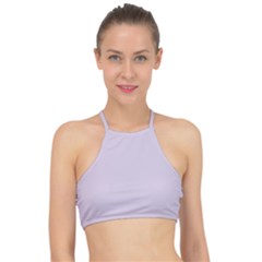 Languid Lavender Purple	 - 	racer Front Bikini Top by ColorfulSwimWear