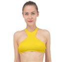 Rubber Duck Yellow	 - 	High Neck Bikini Top View1