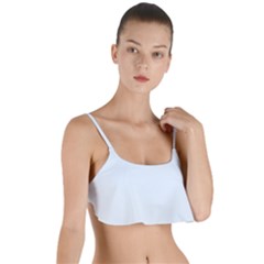 Clear Water Blue	 - 	layered Top Bikini Top by ColorfulSwimWear