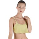 Custard Yellow	 - 	Layered Top Bikini Top View1