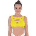 Aureolin Yellow	 - 	Bandaged Up Bikini Top View1