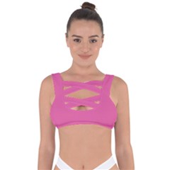 Pink Cupcake	 - 	bandaged Up Bikini Top by ColorfulSwimWear