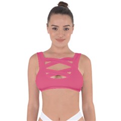 Fruit Dove Pink	 - 	bandaged Up Bikini Top by ColorfulSwimWear