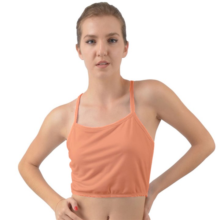 Atomic Tangerine Orange	 - 	Mini Tank Bikini Top