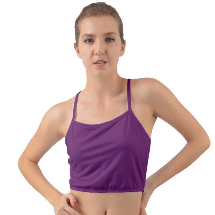 Byzantine Purple	 - 	Mini Tank Bikini Top