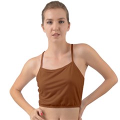 Saddie Brown	 - 	mini Tank Bikini Top by ColorfulSwimWear