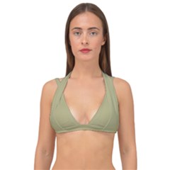 Weeping Willow Green	 - 	double Strap Halter Bikini Top