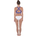 Blue Iris	 - 	Cross Back Hipster Bikini Top View2