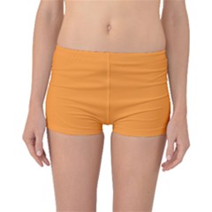 Deep Saffron Orange	 - 	boyleg Bikini Bottoms by ColorfulSwimWear