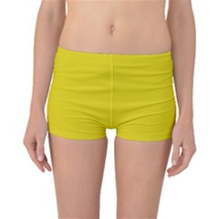 Citrine Yellow	 - 	boyleg Bikini Bottoms by ColorfulSwimWear