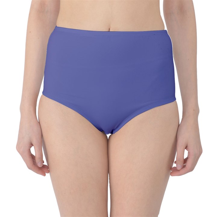 Blue Iris	 - 	Classic High-Waist Bikini Bottoms