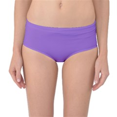 Amethyst Purple	 - 	mid-waist Bikini Bottoms by ColorfulSwimWear