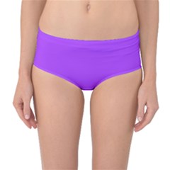 Daffodil Purple	 - 	mid-waist Bikini Bottoms by ColorfulSwimWear