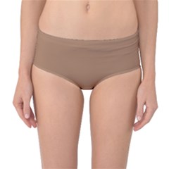 French Beige	 - 	mid-waist Bikini Bottoms by ColorfulSwimWear