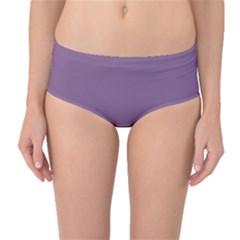 China Violet Purple	 - 	mid-waist Bikini Bottoms by ColorfulSwimWear