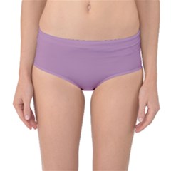 Opera Mauve Purple	 - 	mid-waist Bikini Bottoms by ColorfulSwimWear