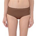 Toffee Brown	 - 	Mid-Waist Bikini Bottoms View1