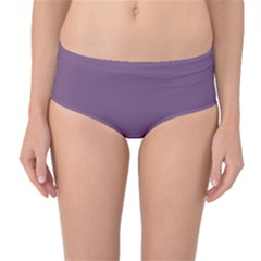 Viola Purple	 - 	mid-waist Bikini Bottoms by ColorfulSwimWear