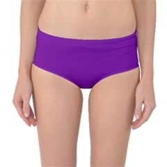 Violet Purple	 - 	mid-waist Bikini Bottoms by ColorfulSwimWear