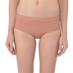 Soft Copper	 - 	Mid-Waist Bikini Bottoms