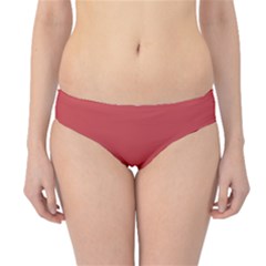 English Vermillion Red	 - 	hipster Bikini Bottoms by ColorfulSwimWear