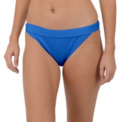 Bright Navy Blue	 - 	band Bikini Bottoms by ColorfulSwimWear