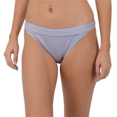 Cloudy Grey	 - 	band Bikini Bottoms by ColorfulSwimWear