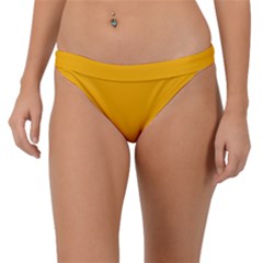 China Yellow	 - 	band Bikini Bottoms by ColorfulSwimWear