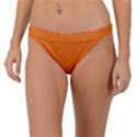 Carrot Orange	 - 	Band Bikini Bottoms View1