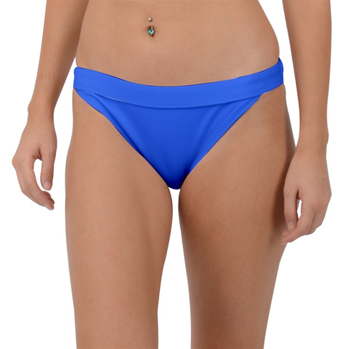 Ribbon Blue	 - 	Band Bikini Bottoms