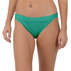 Mountain Meadow Green	 - 	band Bikini Bottoms by ColorfulSwimWear