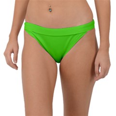 Nebula Green	 - 	band Bikini Bottoms by ColorfulSwimWear