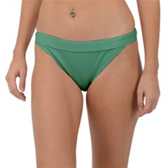 Shiny Shamrock Green	 - 	band Bikini Bottoms by ColorfulSwimWear