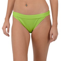 Slime Green	 - 	band Bikini Bottoms by ColorfulSwimWear