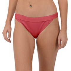 Valentine Red	 - 	band Bikini Bottoms by ColorfulSwimWear