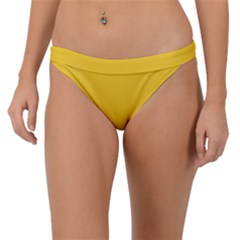 Tuscany Yellow	 - 	band Bikini Bottoms by ColorfulSwimWear