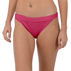 Paradise Pink	 - 	band Bikini Bottoms by ColorfulSwimWear